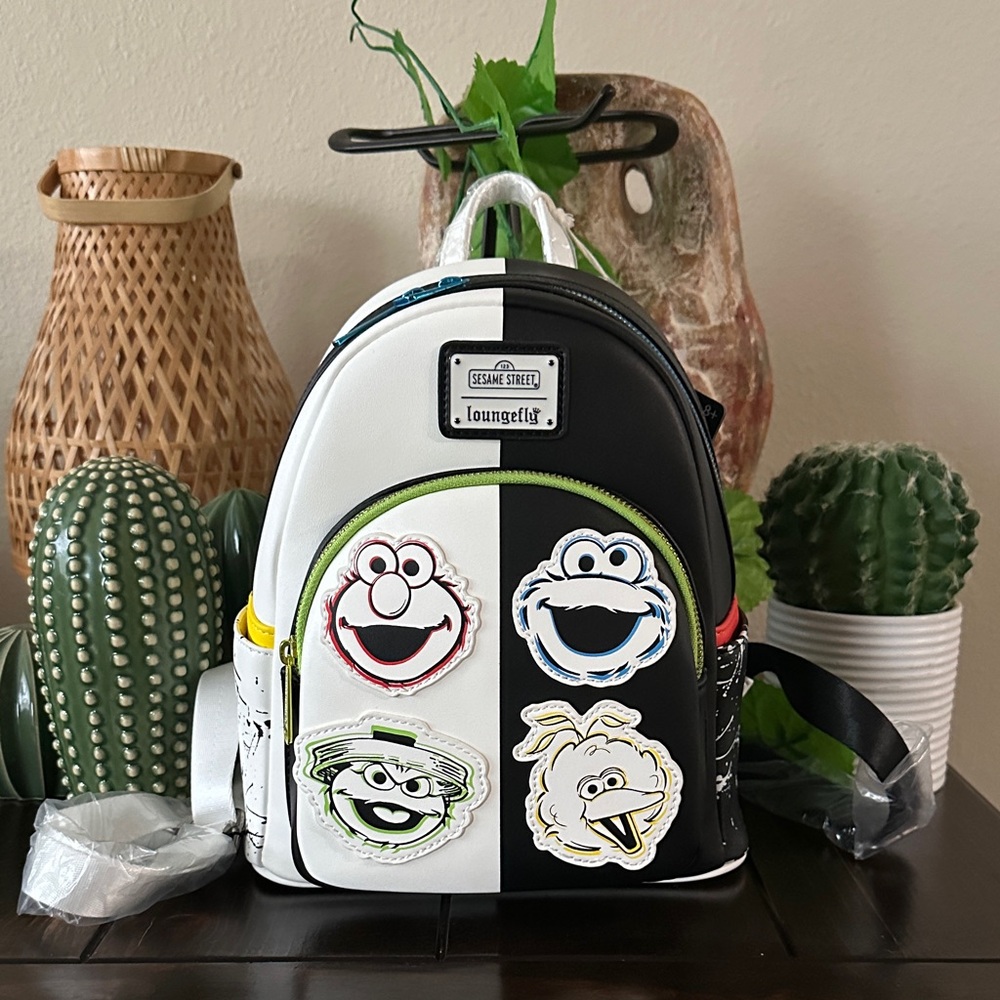 Loungefly Sea World Parks Exclusive Sesame Street Backpack
